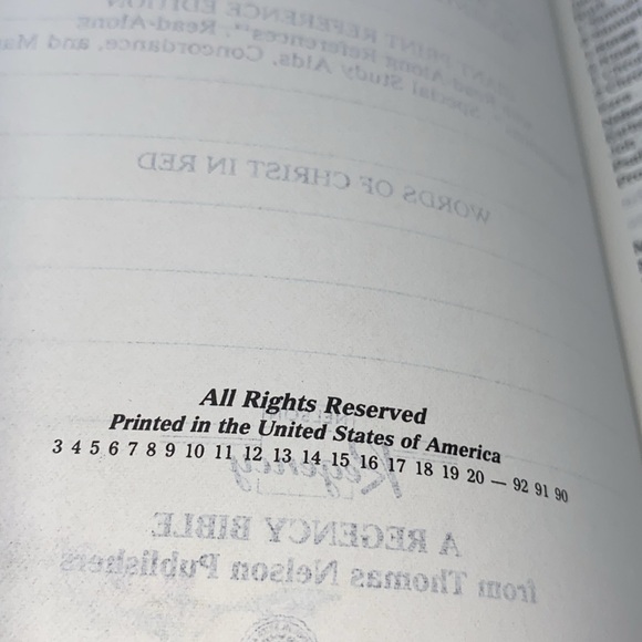 Giant Print Reference Bible with Concordance King James Version Bonded Leather - Picture 8 of 16